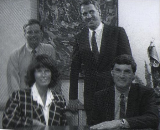 Gordon Jackson and his family